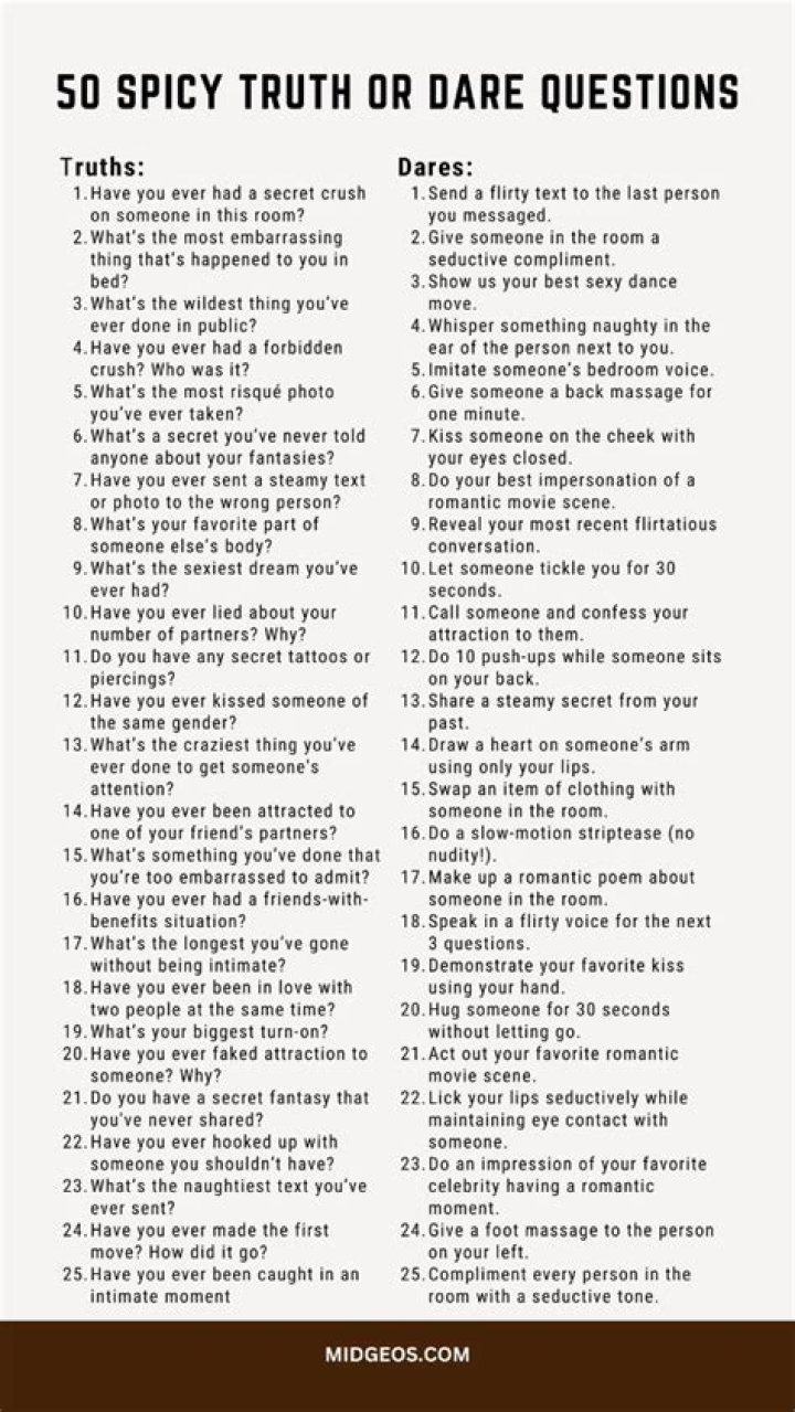 50+ Epic Dare Questions To Make Your Heart Race