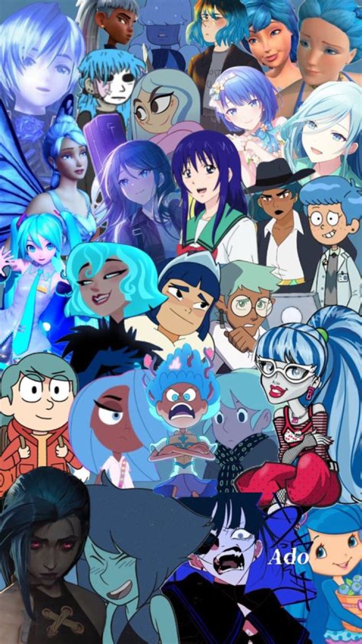 Blue-Haired Cartoon Characters: Iconic And Enchanting