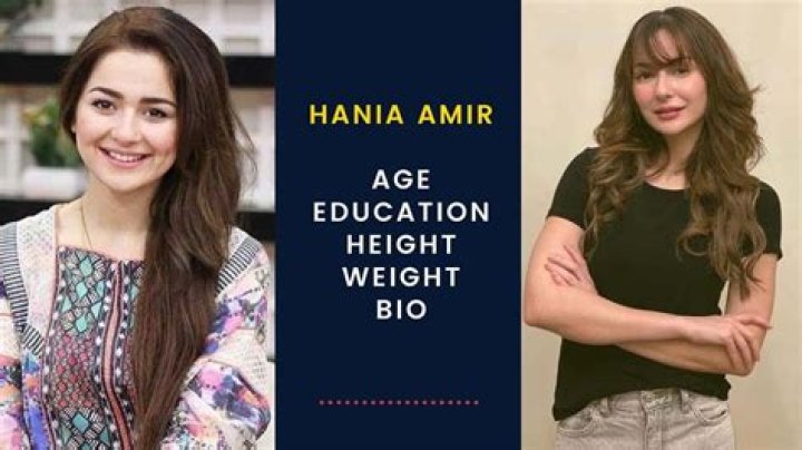 Hania Aamir Height And Weight - Comprehensive Guide To Body Stats