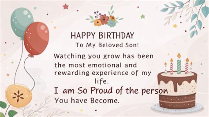 Heartfelt Birthday Wishes For Your Extraordinary Grown Son