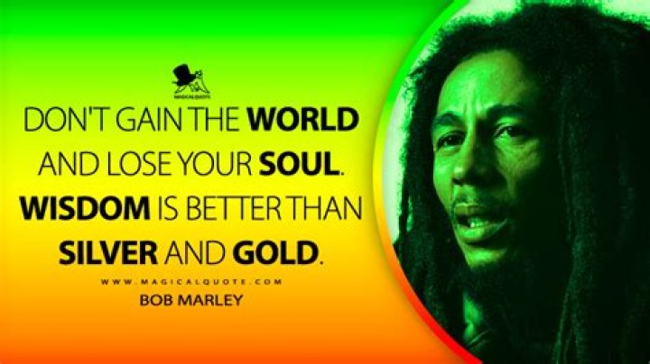 Inspiring Words: The Wisdom Of Bob Marley