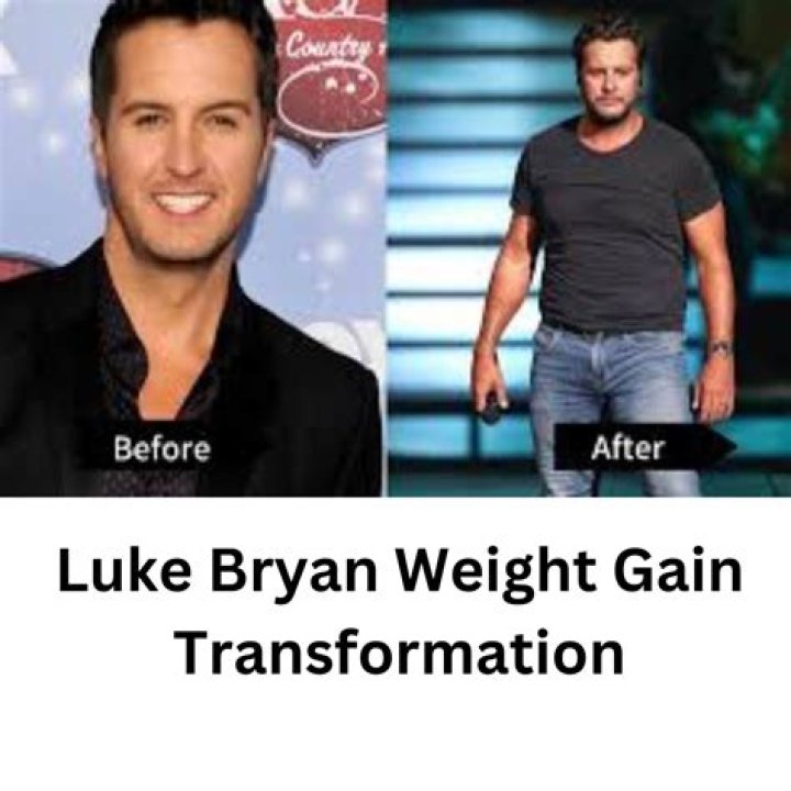 Luke Bryan's Weight Gain: Before And After Transformation