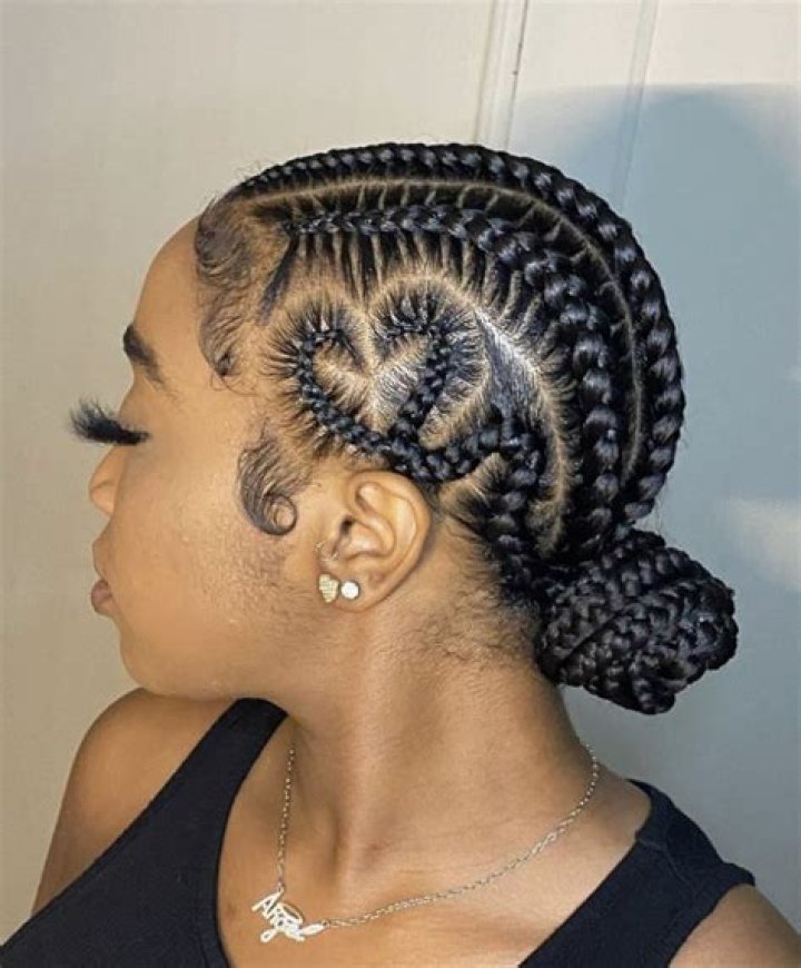 Straight Back Stitch Braids With Hearts: A Guide To A Stunning Hairstyle