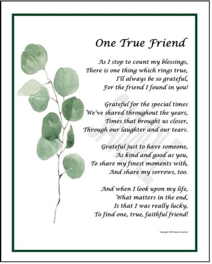 The Perfect Poem For Your Special Friend: Express Your Love And Appreciation