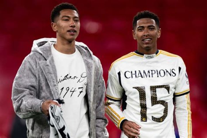 Two Football Superstars: Neymar And Jude Bellingham