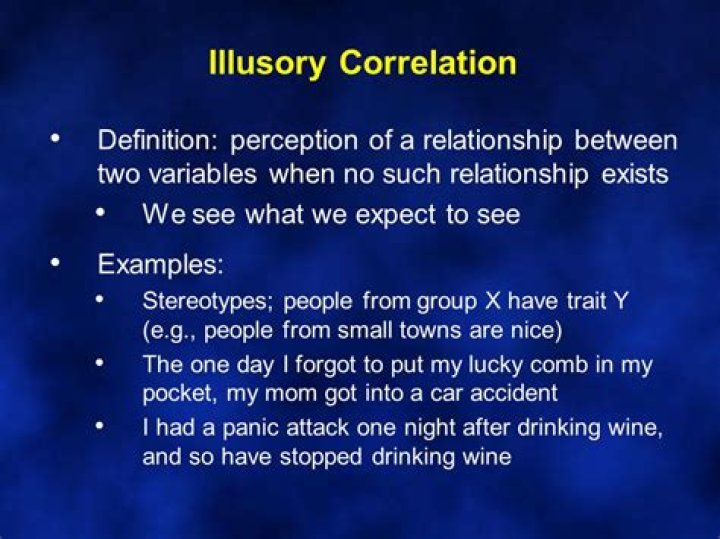 Unveiling The Illusionary Correlation: A Psychological Explanation
